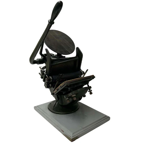 Impresión tipográfica Golding de 1884